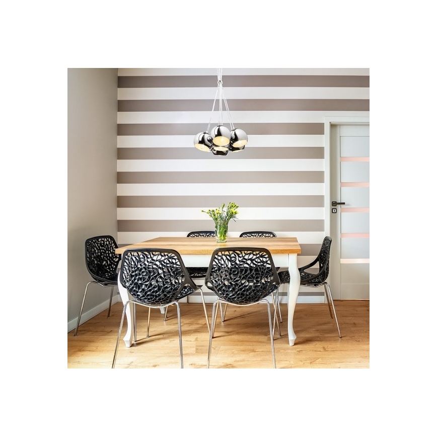 RED - Design Rendl - R11761 - Pakabinamas sietynas ASTROMET 7xE27/42W/230V
