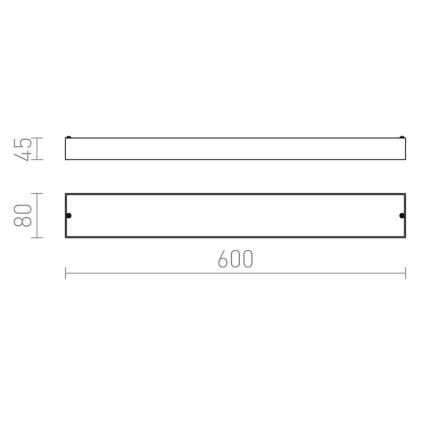 RED - Design Rendl - R11993 - LED Sieninis vonios šviestuvas MARINA LED/9W/230V IP44