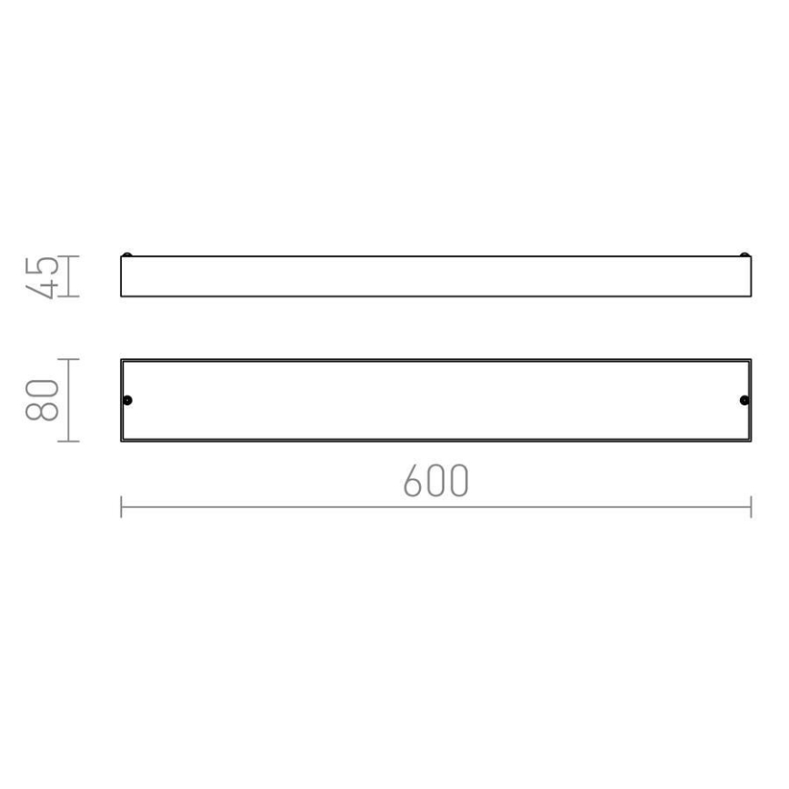 RED - Design Rendl - R11993 - LED Sieninis vonios šviestuvas MARINA LED/9W/230V IP44