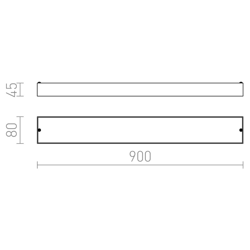 RED - Design Rendl - R11996 - LED Vonios sieninis šviestuvas MARINA LED/14W/230V IP44