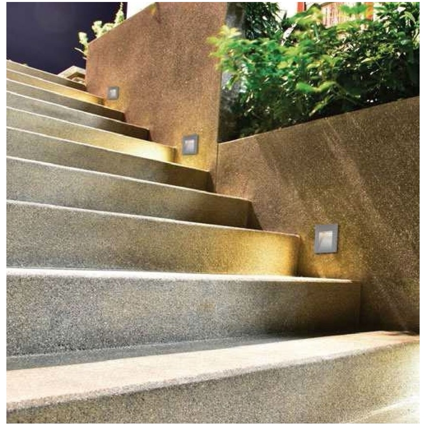 RED - Design Rendl-R12015 - LED Įmontuotas lauko šviestuvas TESS LED/3W/230V IP54 antracitas