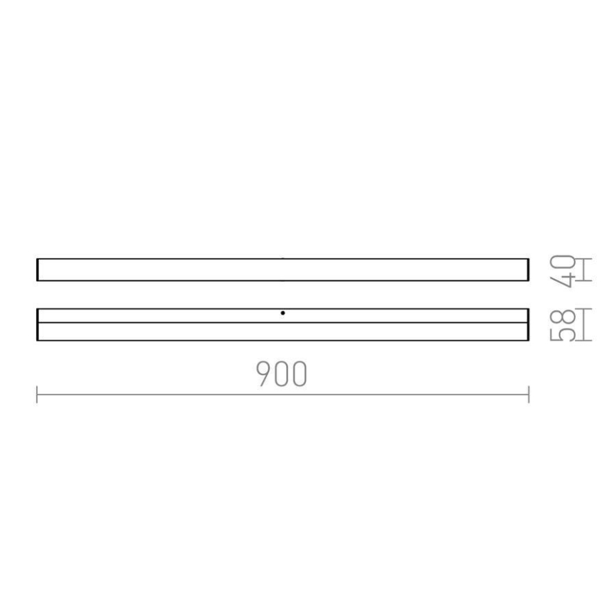 RED-Design Rendl-R12404-LED Vonios sieninis šviestuvas LEVIA LED/18W/230V IP44