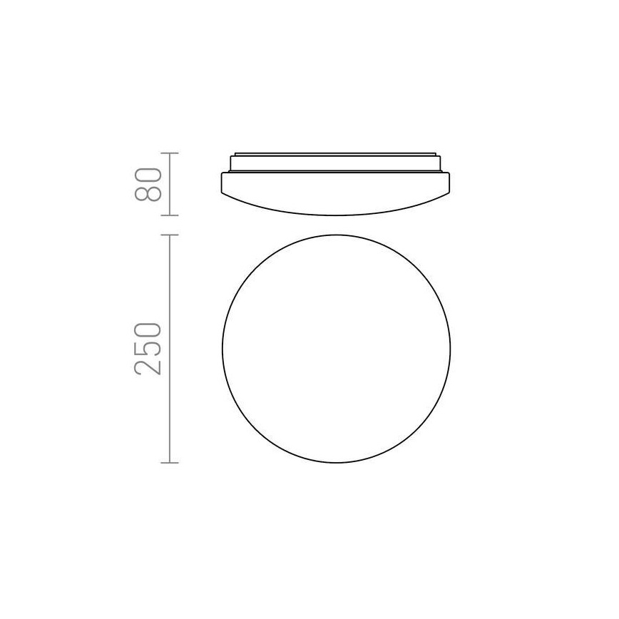 RED - Design Rendl - R12431 - LED Lubinis šviestuvas SEMPRE LED/10W/230V