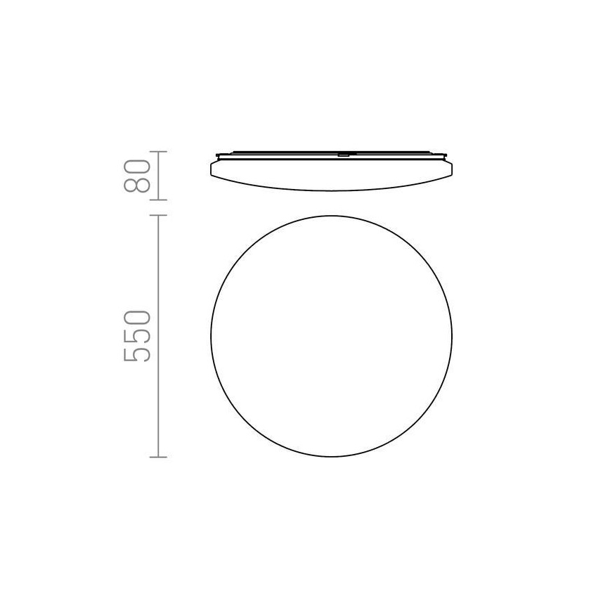 RED - Design Rendl - R12434 - LED Lubinis šviestuvas SEMPRE LED/56W/230V apvalus