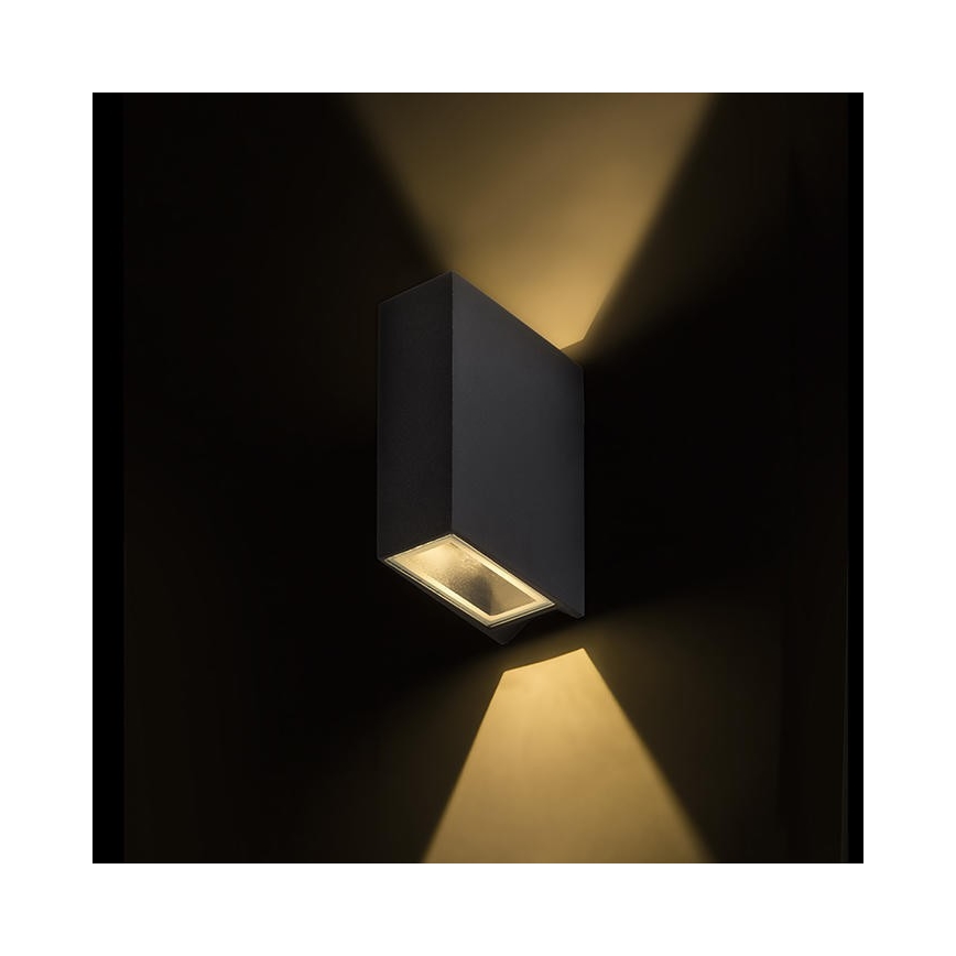 RED -Design Rendl-R12555- LED Sieninis lauko šviestuvas UKKO 2xLED/3W/230V IP54