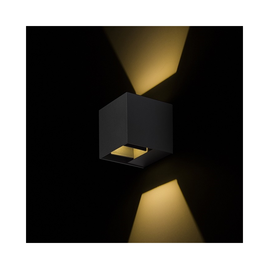 RED-Design Rendl-R12557- LED Sieninis lauko šviestuvas CARRE 2xLED/3W/230V IP54