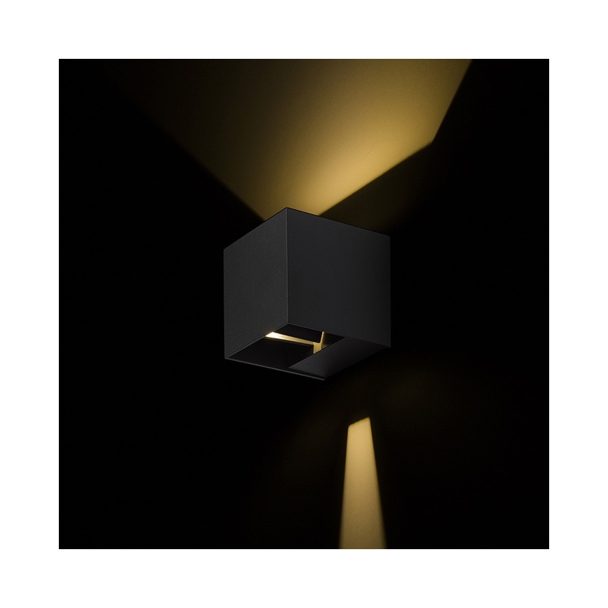 RED-Design Rendl-R12557- LED Sieninis lauko šviestuvas CARRE 2xLED/3W/230V IP54