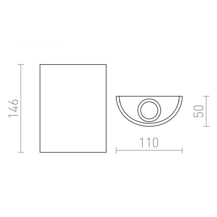 RED - Design Rendl - R12592 - LED Sieninis šviestuvas DAFFY LED/6W/230V baltas