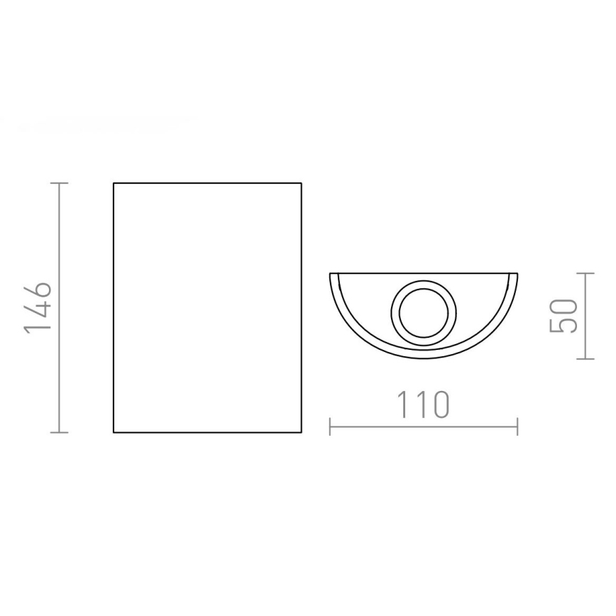 RED - Design Rendl - R12592 - LED Sieninis šviestuvas DAFFY LED/6W/230V baltas