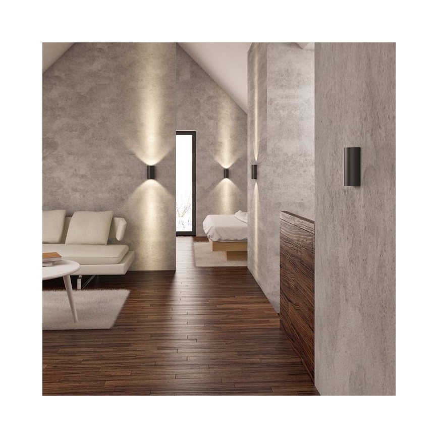 RED - Design Rendl - R12593 - LED Sieninis šviestuvas DAFFY LED/6W/230V juodas