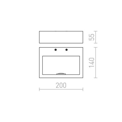 RED - Design Rendl - R12595 - LED Sieninis šviestuvas NEMAN LED/10W/230V