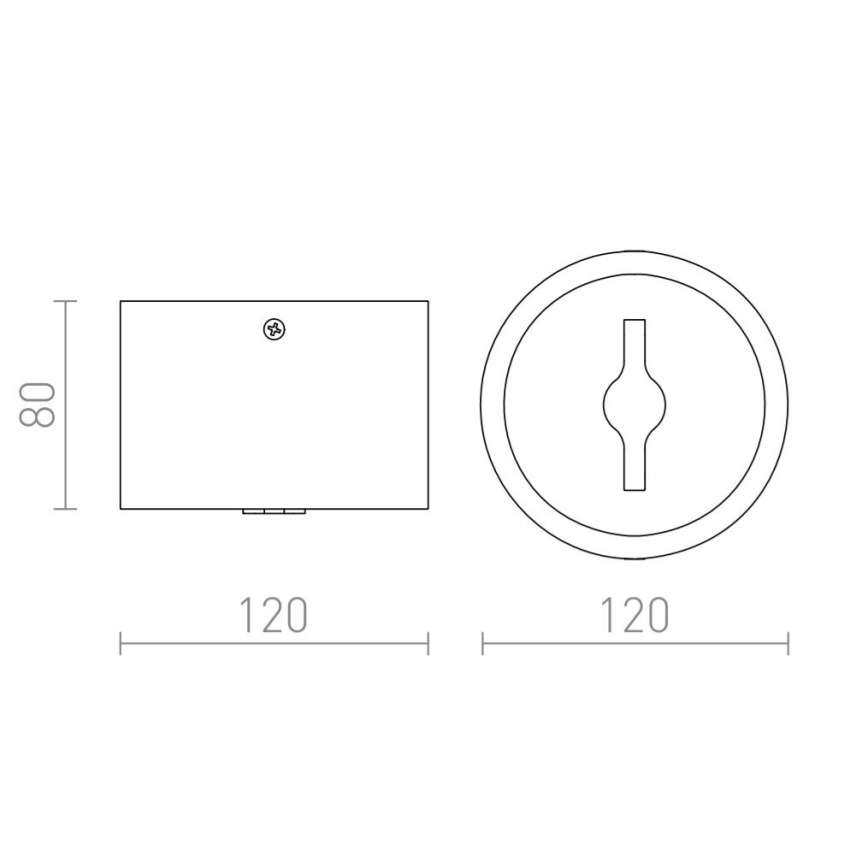 RED - Design Rendl-R12634 - LED Reguliuojamas akcentinis šviestuvas KELLY 15W/230V juodas