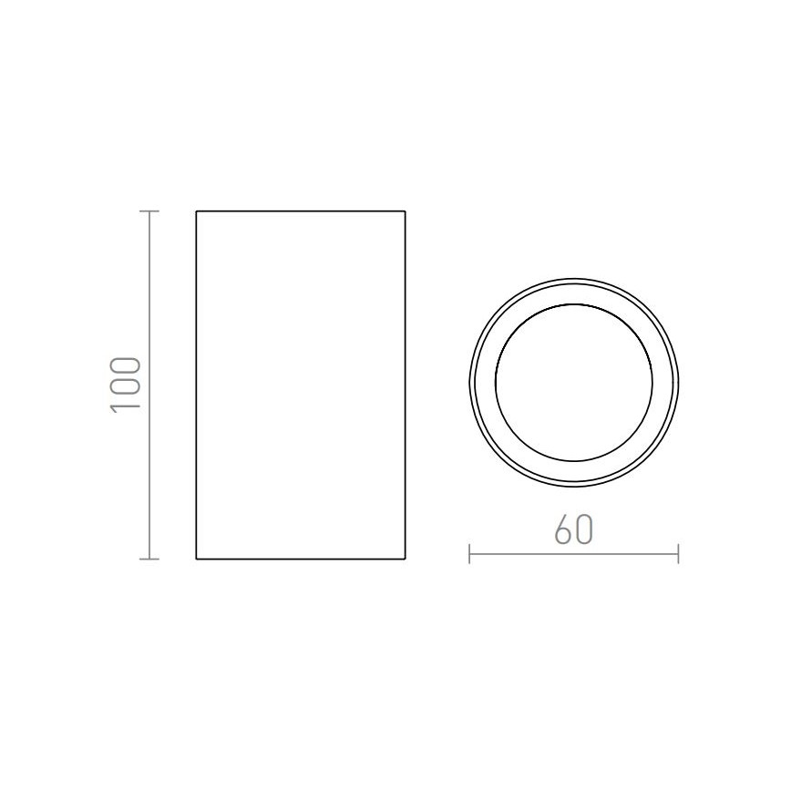 RED - Design Rendl - R12667 - Akcentinis šviestuvas GAYA 1xGU10/35W/230V baltas