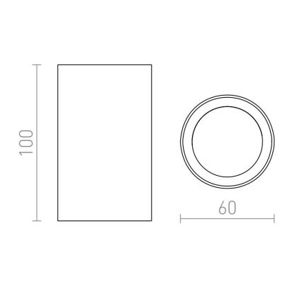 RED - Design Rendl - R12668 - Akcentinis šviestuvas GAYA 1xGU10/35W/230V