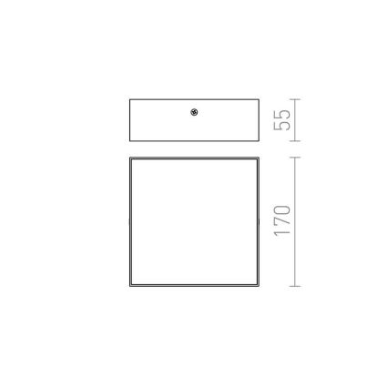 RED - Design Rendl - R12848 - LED Lubinis šviestuvas LARISA LED/15W/230V baltas