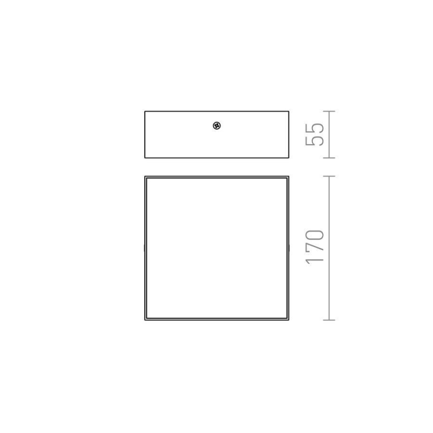 RED - Design Rendl - R12848 - LED Lubinis šviestuvas LARISA LED/15W/230V baltas