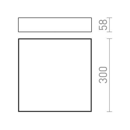 RED - Design Rendl - R12850 - LED Lubinis šviestuvas LARISA LED/30W/230V baltas