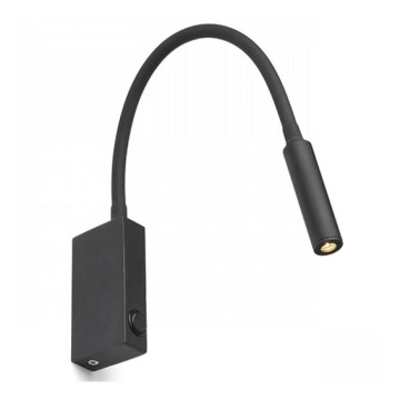 RED - Design Rendl - R12945 - LED Lanksti stalinė lempa EKE LED/3W/230V juoda