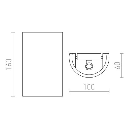 RED - Design Rendl - R12999 - Sieninis šviestuvas CHIC 1xG9/33W/230V