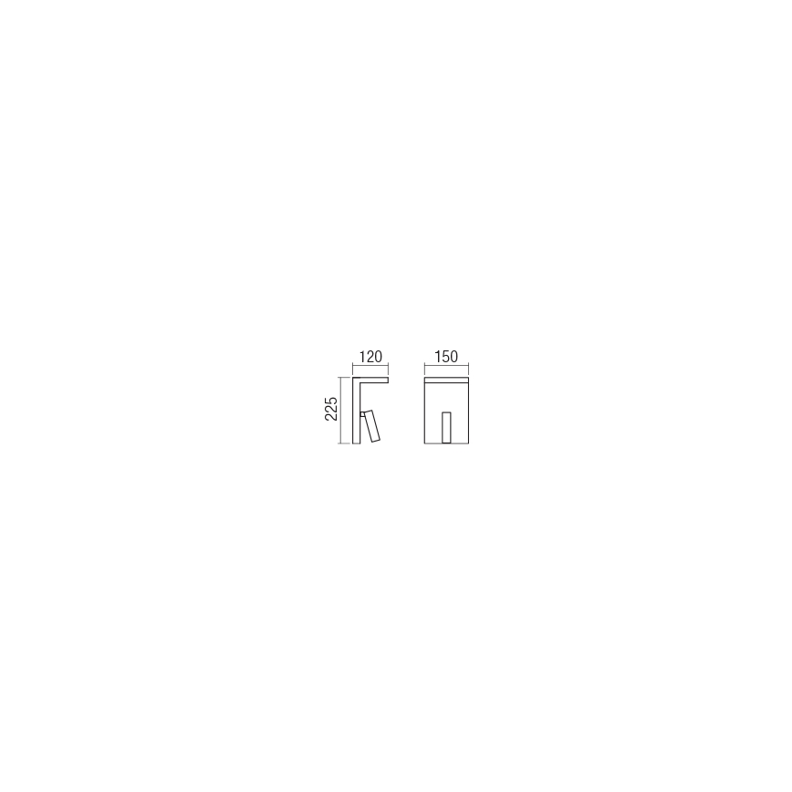 Redo 01-1499 - LED sieninis akcentinis šviestuvas AGOS LED/6W/230V + LED/3,2W USB balta