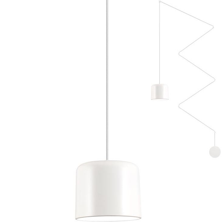 Redo 01-1821 - Pakabinamas sietynas DODO 1xE27/15W/230V voras balta