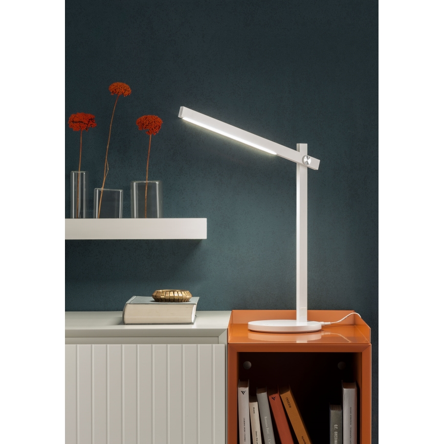 Redo 01-2212 - LED pritemdomas, liečiamas stalinis šviestuvas OMEO LED/5,5W/230V 3000/4500/6500K balta