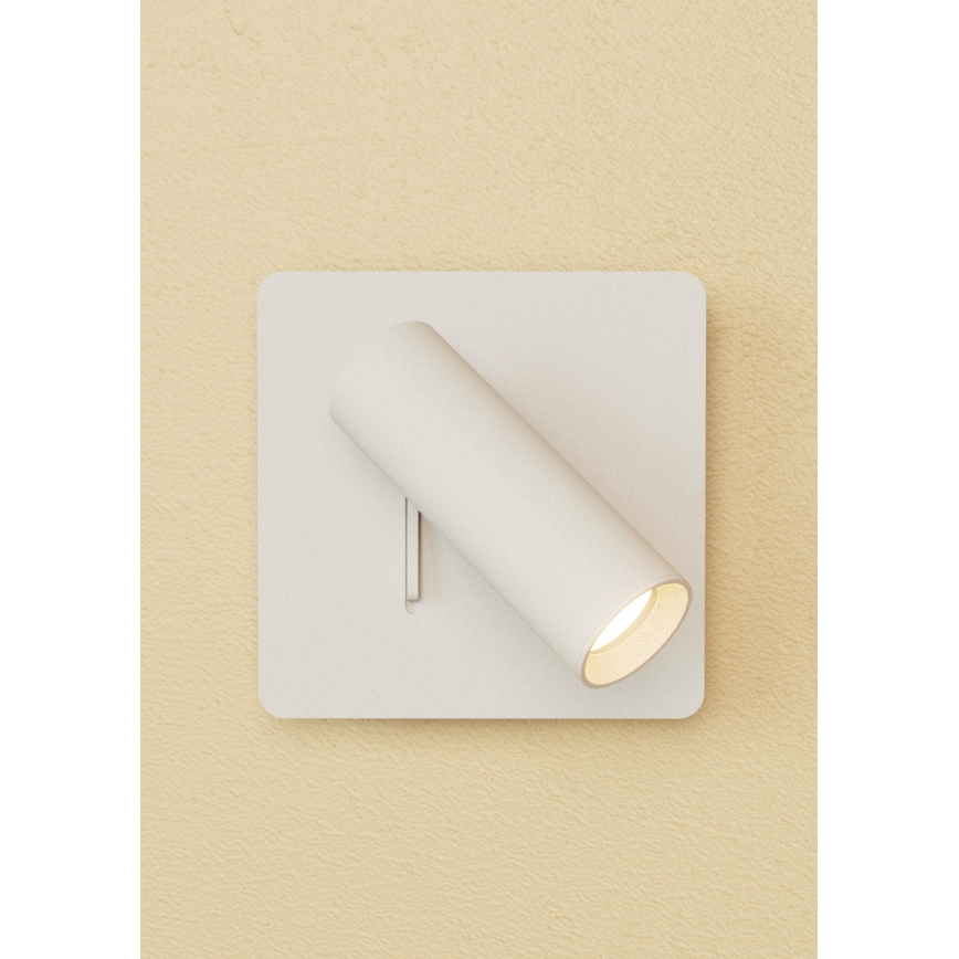 Redo 01-2338 - LED sieninis akcentinis šviestuvas TOMIX LED/3,2W/230V balta