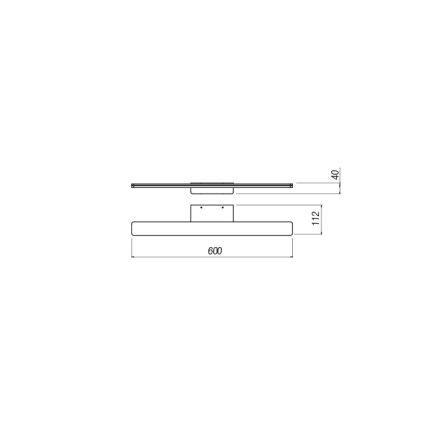 Redo 01-2503 - LED vonios veidrodžio apšvietimas BARRIO LED/17,25W/230V 60 cm CRI 90 IP44 balta