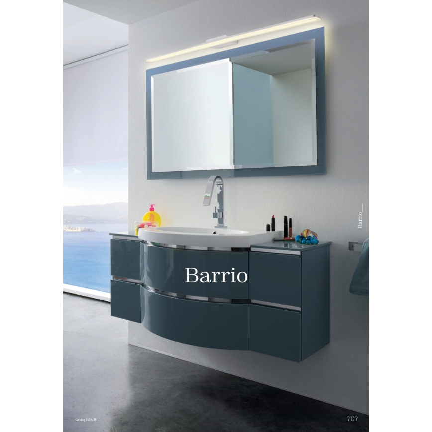 Redo 01-2511 - LED vonios veidrodžio apšvietimas BARRIO LED/34,32W/230V 120 cm CRI 90 IP44 balta