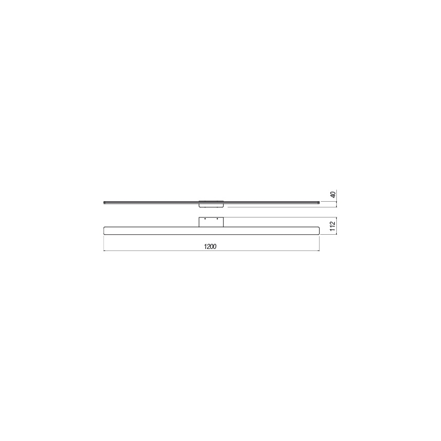 Redo 01-2511 - LED vonios veidrodžio apšvietimas BARRIO LED/34,32W/230V 120 cm CRI 90 IP44 balta