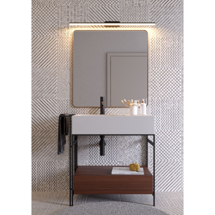 Redo 01-2512 - LED vonios veidrodžio apšvietimas BARRIO LED/34,32W/230V 120 cm CRI 90 IP44 juoda