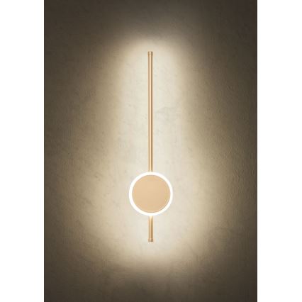 Redo 01-2700 - LED sieninis šviestuvas DIAZ LED/18W/230V CRI 90 auksas