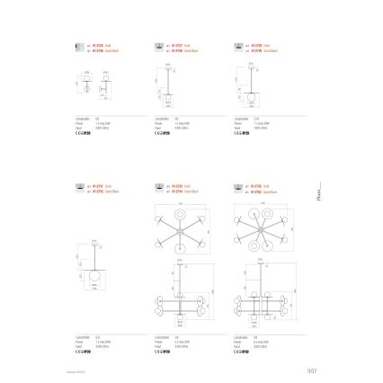 Redo 01-2725 - Sieninis šviestuvas PLATO 1xG9/10W/230V auksas