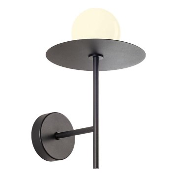 Redo 01-2726 - Sieninis šviestuvas PLATO 1xG9/10W/230V juoda