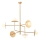 Redo 01-2733 - Sietynas ant stulpo PLATO 6xG9/10W/230V auksas