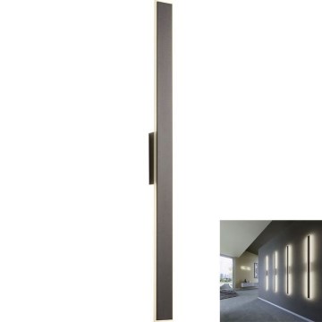 Redo 01-2769 - LED sieninis šviestuvas WAPI LED/23W/230V 90,5 cm juoda