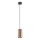 Redo 01-3476 - Pakabinamas sietynas BOOM 1xGU10/10W/230V diametras 7,6 cm ruda