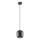 Redo 01-3477 - Pakabinamas sietynas BOOM 1xGU10/10W/230V diametras 12 cm juoda