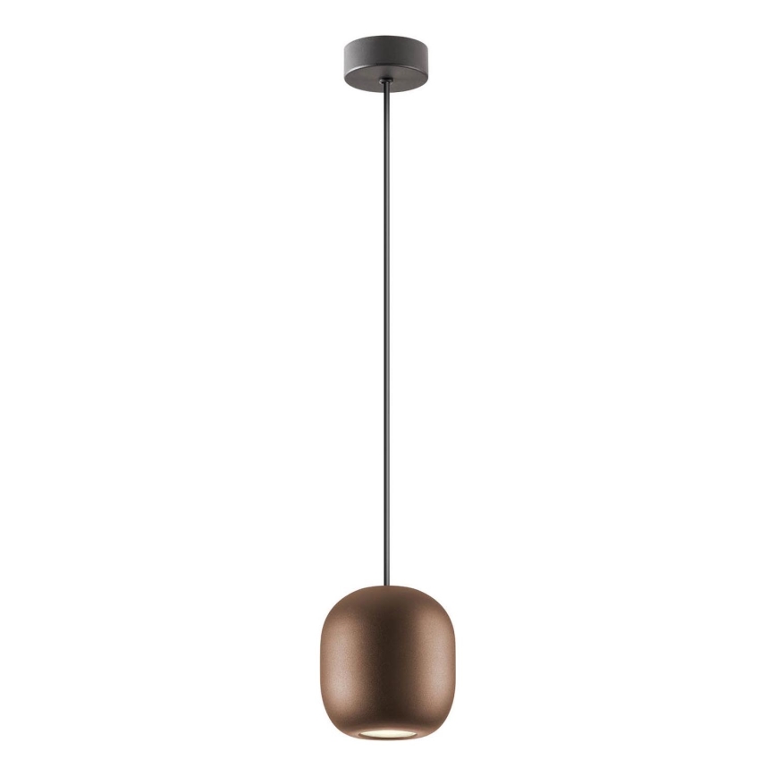 Redo 01-3479 - Pakabinamas sietynas BOOM 1xGU10/10W/230V diametras 12 cm ruda