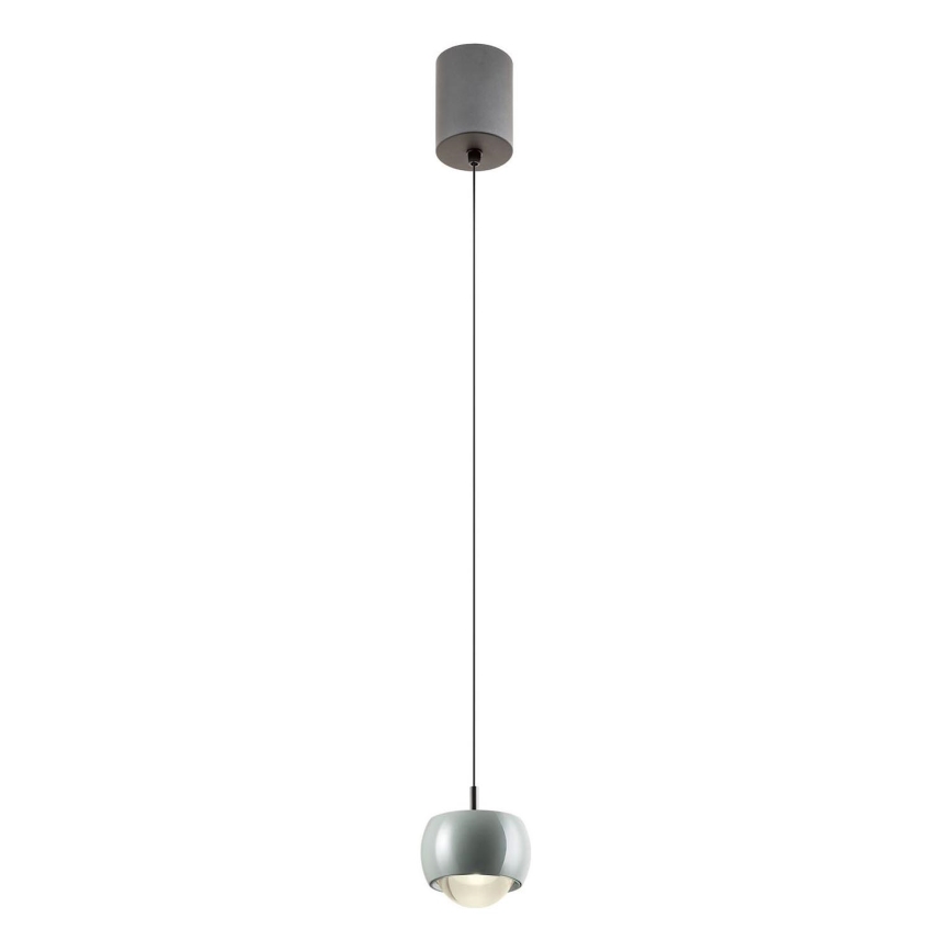 Redo 01-3549 - LED Pakabinamas sietynas AVES LED/12W/230V diametras 9,6 cm CRI 90 pilka