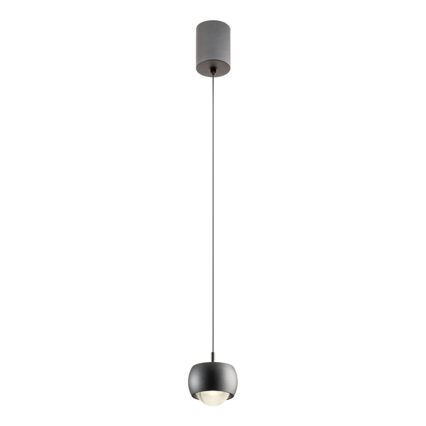 Redo 01-3550 - LED Pakabinamas sietynas AVES LED/12W/230V diametras 9,6 cm CRI 90 juoda