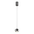 Redo 01-3551 - LED Pakabinamas sietynas AVES LED/12W/230V diametras 9,6 cm CRI 90 antracitas
