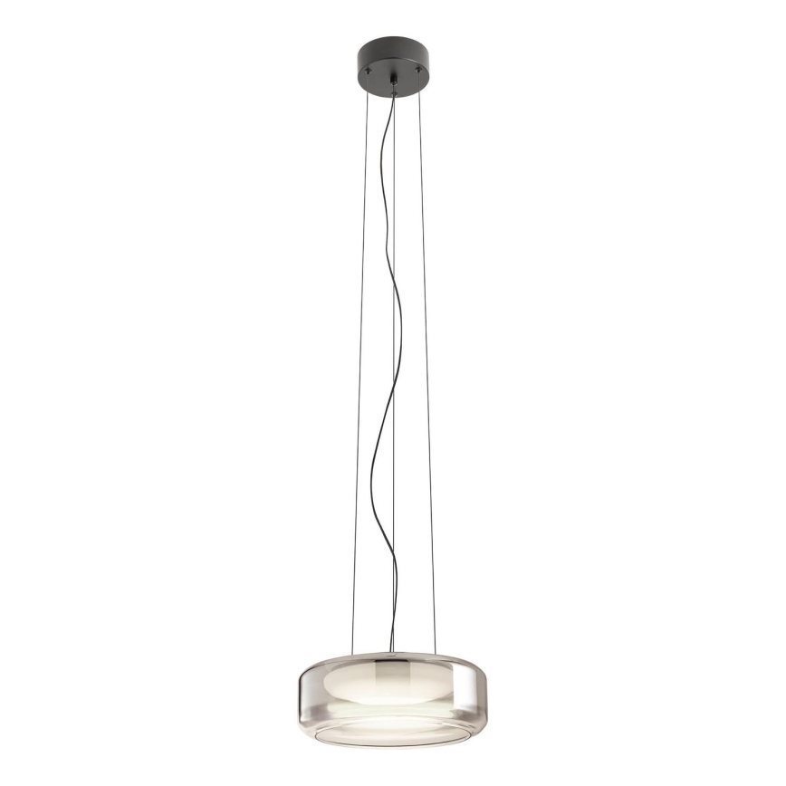 Redo 01-3591 - LED Pakabinamas sietynas SOLERA LED/24W/230V diametras 35 cm CRI 93 3000/4000K pilka