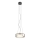 Redo 01-3591 - LED Pakabinamas sietynas SOLERA LED/24W/230V diametras 35 cm CRI 93 3000/4000K pilka