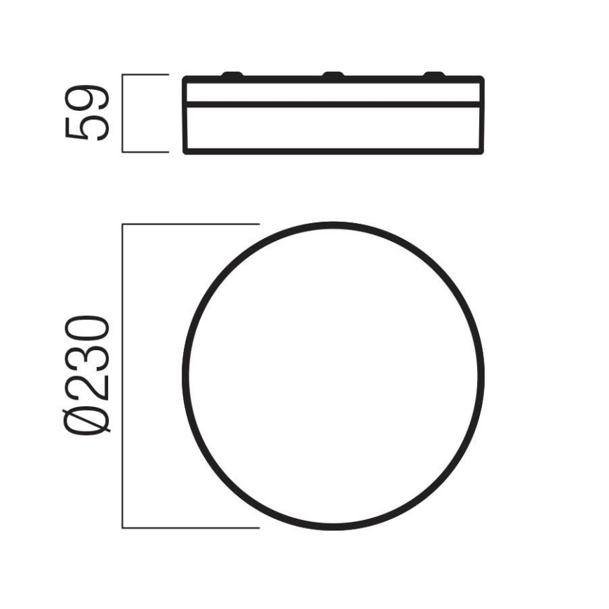 Redo 01-3727 - LED lubinis vonios šviestuvas FRISBI LED/12W/230V diametras 23 cm CRI 90 3000/4000K IP44 blizgus chromas