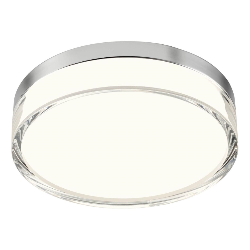 Redo 01-3727 - LED lubinis vonios šviestuvas FRISBI LED/12W/230V diametras 23 cm CRI 90 3000/4000K IP44 blizgus chromas