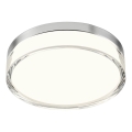 Redo 01-3727 - LED vonios lubų šviestuvas FRISBI LED/12W/230V skersmuo 23 cm CRI 90 3000/4000K IP44 blizgus chromas