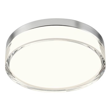 Redo 01-3727 - LED vonios lubų šviestuvas FRISBI LED/12W/230V skersmuo 23 cm CRI 90 3000/4000K IP44 blizgus chromas