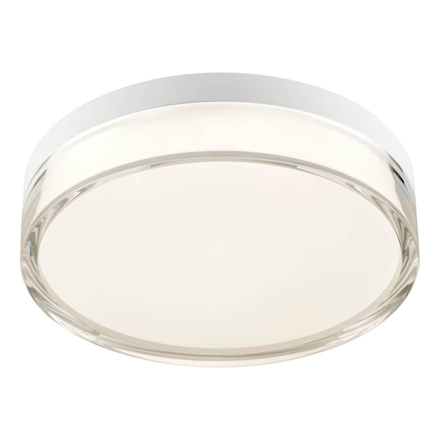 Redo 01-3731 - LED lubinis vonios šviestuvas FRISBI LED/12W/230V diametras 23 cm CRI 90 3000/4000K IP44 balta
