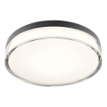 Redo 01-3736 - LED vonios lubų šviestuvas FRISBI LED/18W/230V skersmuo 28 cm CRI 90 3000/4000K IP44 juodas